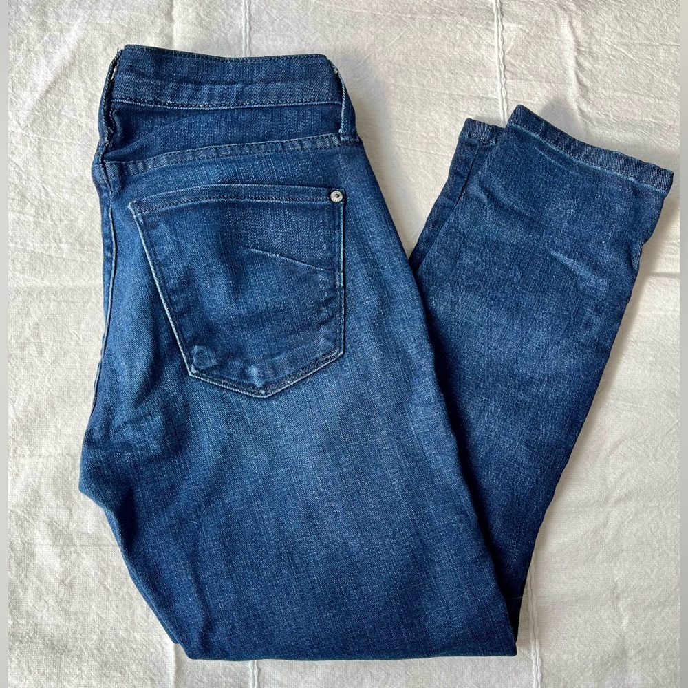Cropped James Jeans Dark Blue Denim - PETITE
